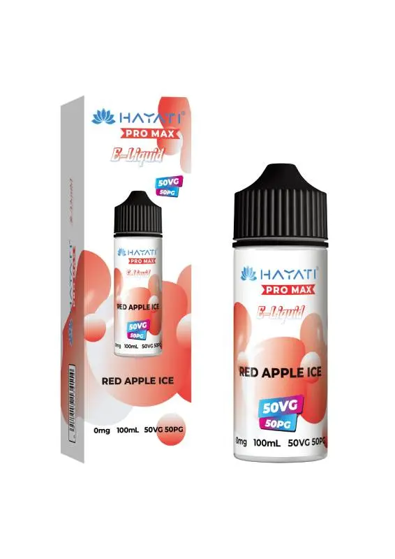 Red Apple Ice 50/50 E-Liquid by Hayati Pro Max 100ml